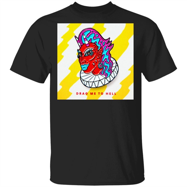 Crystal Methyd Drag Me to Hell Enamel Pin Face Mask