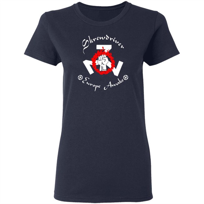 Shane Burley Skrewdriver Europe Tee Shirt Shane Burley Skrewdriver Europe Tee Shirt - Image 7