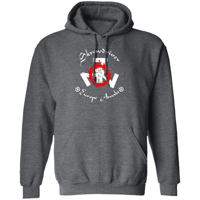 Shane Burley Skrewdriver Europe Tee Shirt Shane Burley Skrewdriver Europe Tee Shirt - Image 12