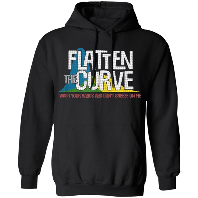Flatten the curve t shirt Flatten the curve t shirt - Image 11