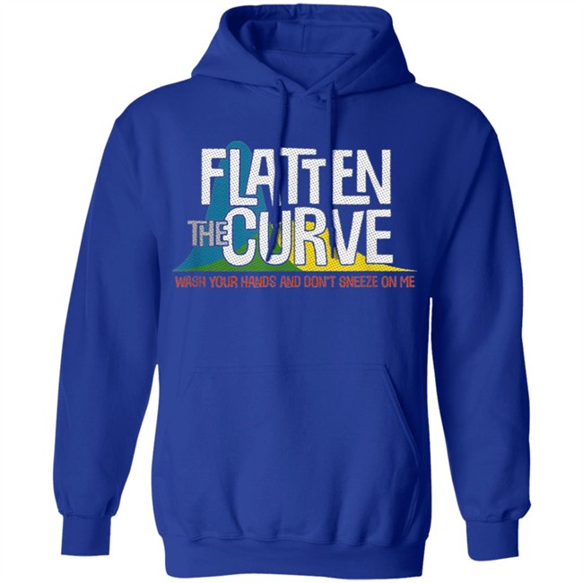 Flatten the curve t shirt Flatten the curve t shirt - Image 13