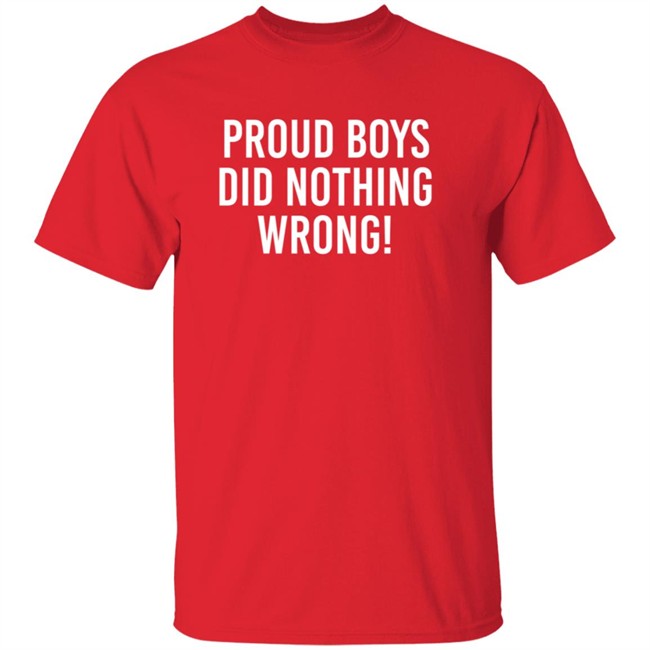 Proud Boys Dids Nothing Wrong Shirt Proud Boys Dids Nothing Wrong Shirt - Image 4