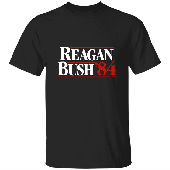 Reagan Bush 84 T-Shirt Presidential Campaign Shirts