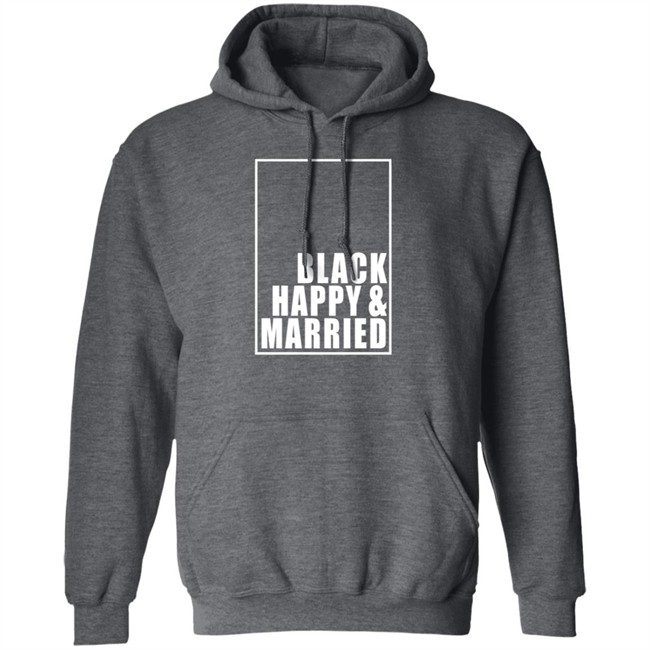 Black Happy And Married Shirt Black Happy And Married Shirt - Image 12