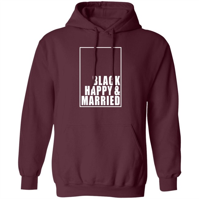 Black Happy And Married Shirt Black Happy And Married Shirt - Image 13