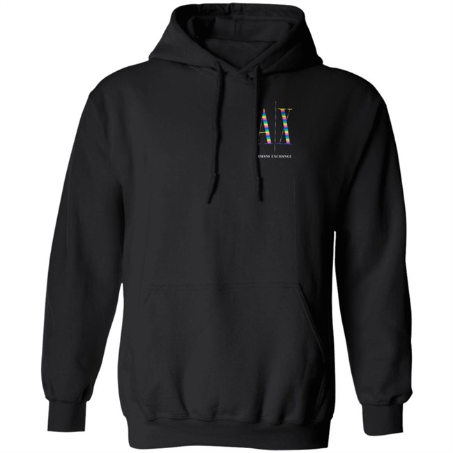 armani exchange pride capsule hoodie