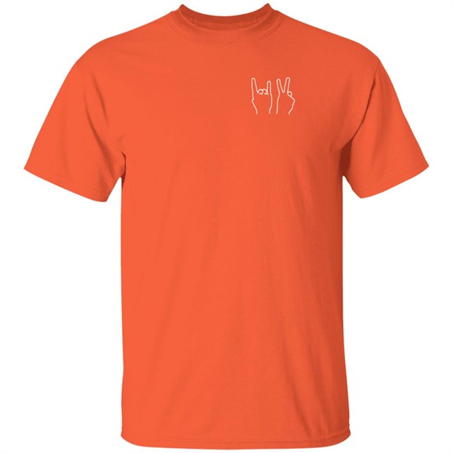 Dolan Twins Merch DT Hoodie Orange Dolan Twins Merch DT Hoodie Orange - Image 5