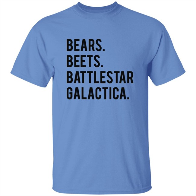Crawfish are food not friends! - Bears beets battlestar galactica shirt black Crawfish are food not friends! - Bears beets battlestar galactica shirt black - Image 2