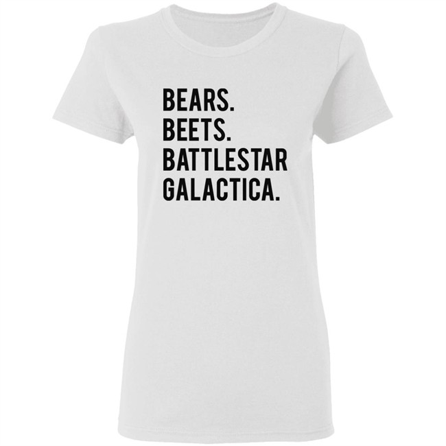 Crawfish are food not friends! - Bears beets battlestar galactica shirt black Crawfish are food not friends! - Bears beets battlestar galactica shirt black - Image 6