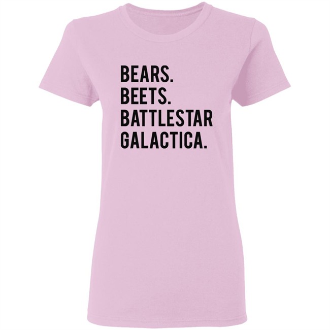Crawfish are food not friends! - Bears beets battlestar galactica shirt black Crawfish are food not friends! - Bears beets battlestar galactica shirt black - Image 7