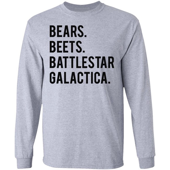 Crawfish are food not friends! - Bears beets battlestar galactica shirt black Crawfish are food not friends! - Bears beets battlestar galactica shirt black - Image 8