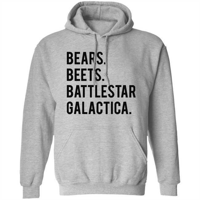 Crawfish are food not friends! - Bears beets battlestar galactica shirt black Crawfish are food not friends! - Bears beets battlestar galactica shirt black - Image 11