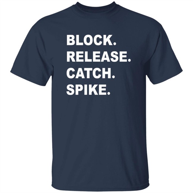 Block Release Catch Spike Tee Shirt Block Release Catch Spike Tee Shirt - Image 3