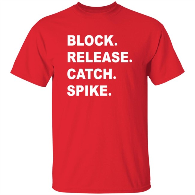Block Release Catch Spike Tee Shirt Block Release Catch Spike Tee Shirt - Image 4