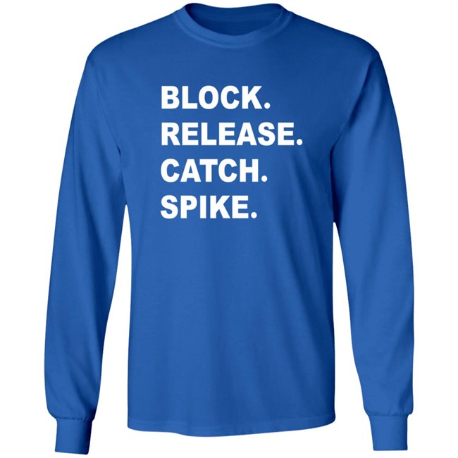 Block Release Catch Spike Tee Shirt Block Release Catch Spike Tee Shirt - Image 9