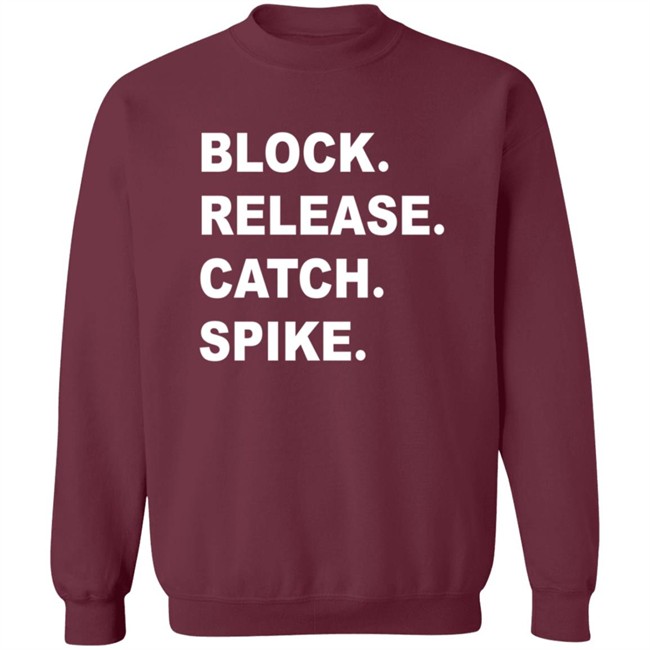 Block Release Catch Spike Tee Shirt Block Release Catch Spike Tee Shirt - Image 16