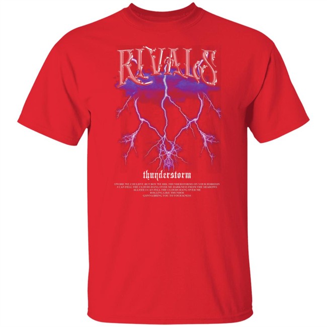 Rivals Thunderstorm Black Tee Shirt Rivals Thunderstorm Black Tee Shirt - Image 4