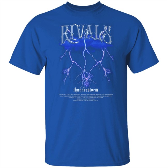 Rivals Thunderstorm Black Tee Shirt Rivals Thunderstorm Black Tee Shirt - Image 5