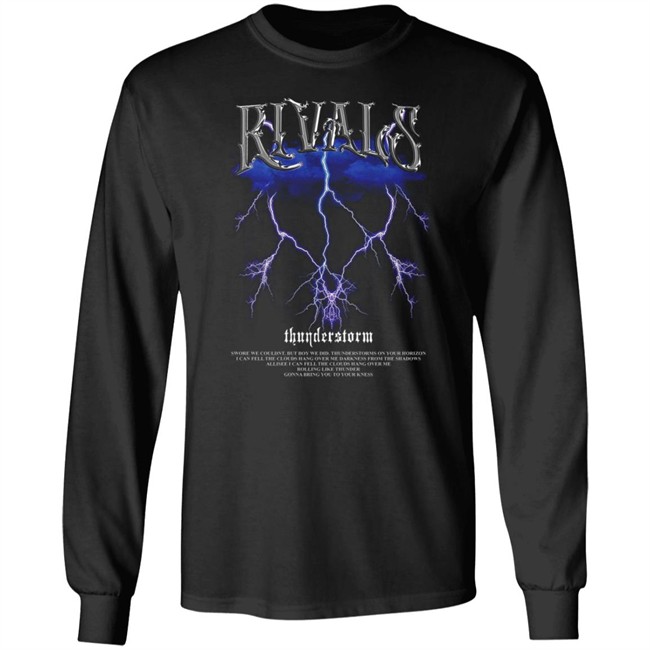 Rivals Thunderstorm Black Tee Shirt Rivals Thunderstorm Black Tee Shirt - Image 8
