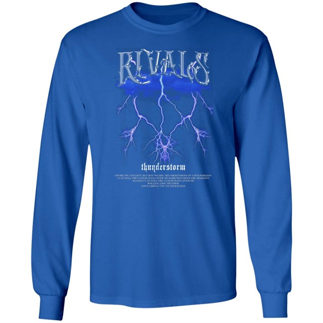 Rivals Thunderstorm Black Tee Shirt Rivals Thunderstorm Black Tee Shirt - Image 9