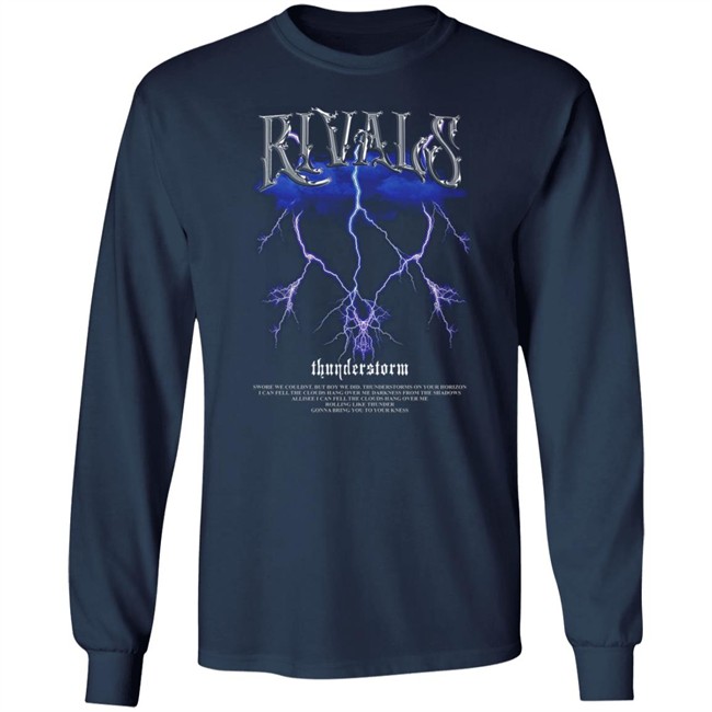 Rivals Thunderstorm Black Tee Shirt Rivals Thunderstorm Black Tee Shirt - Image 10