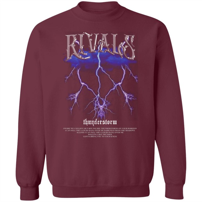 Rivals Thunderstorm Black Tee Shirt Rivals Thunderstorm Black Tee Shirt - Image 16