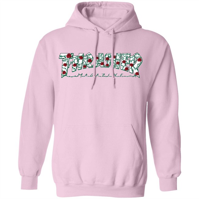 Thrasher Roses Pink Hoodie