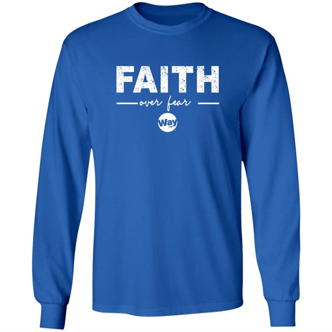The Wally Show Faith Over Fear Hoodie The Wally Show Faith Over Fear Hoodie - Image 9