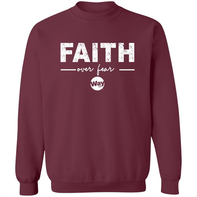 The Wally Show Faith Over Fear Hoodie The Wally Show Faith Over Fear Hoodie - Image 16