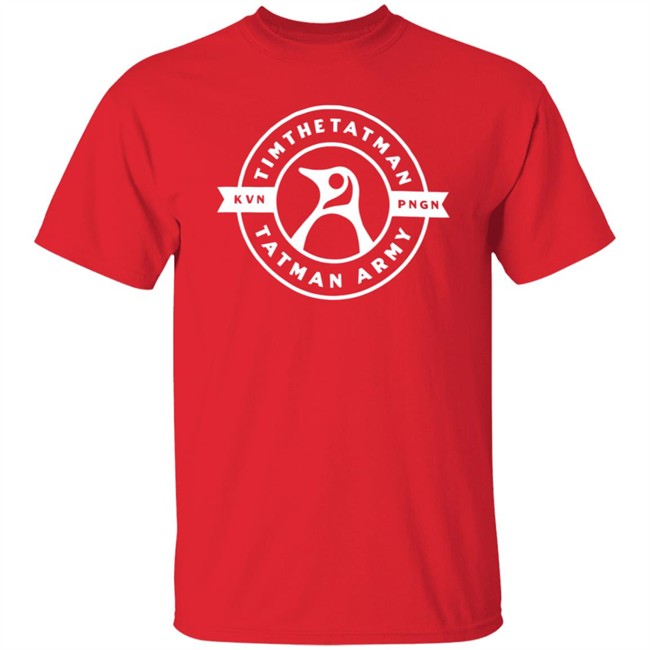 Tim The Tatman Merch Tatman Army Kevin Tee Tim The Tatman Merch Tatman Army Kevin Tee - Image 4