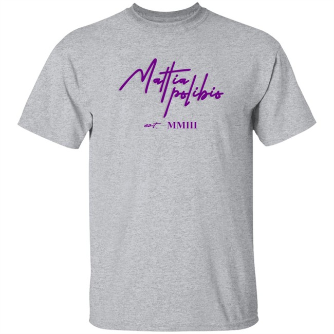 Mattia Polibio Merch Logo Shirt Mattia Polibio Merch Logo Shirt - Image 2