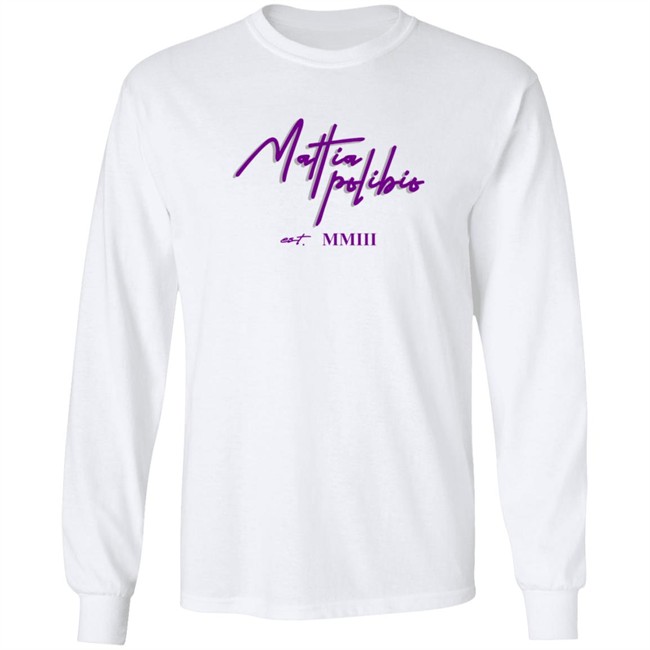 Mattia Polibio Merch Logo Shirt Mattia Polibio Merch Logo Shirt - Image 9