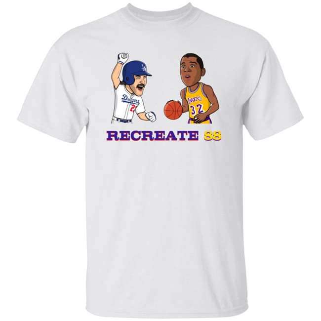 Recreate88 Store Merch Game 5 Tees all the Lakers need. Dodgers postseason Tees Recreate88 Tee