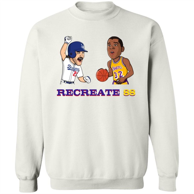 Recreate88 Store Merch Game 5 Tees All The Lakers Need Dodgers Postseason Tee Recreate88 Sweatshirt