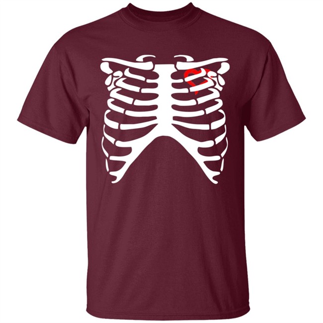 Diy Skeleton Heart Tee Shirt Diy Skeleton Heart Tee Shirt - Image 2