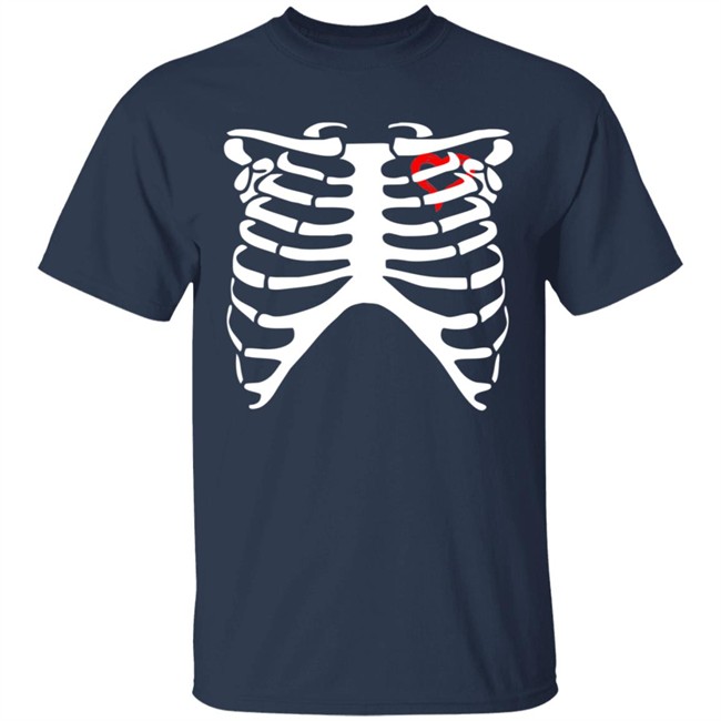 Diy Skeleton Heart Tee Shirt Diy Skeleton Heart Tee Shirt - Image 3