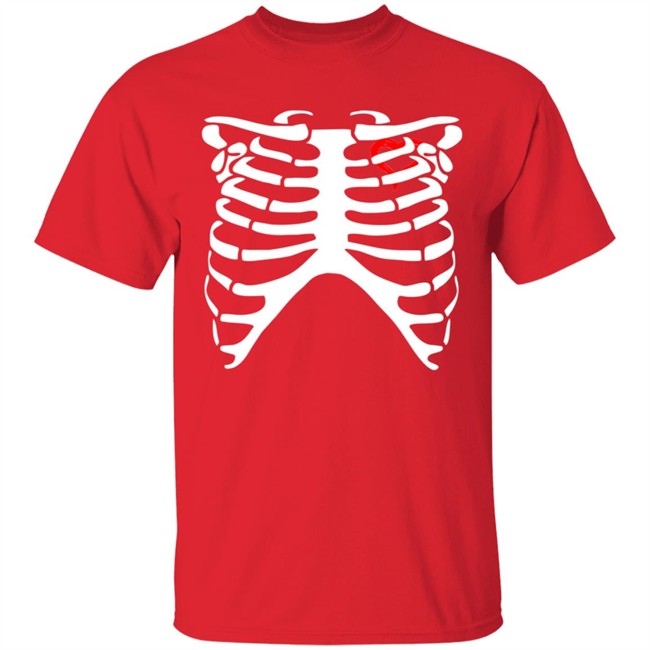 Diy Skeleton Heart Tee Shirt Diy Skeleton Heart Tee Shirt - Image 4
