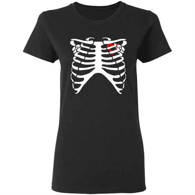 Diy Skeleton Heart Tee Shirt Diy Skeleton Heart Tee Shirt - Image 6