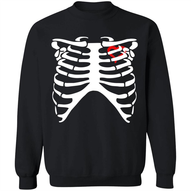 Diy Skeleton Heart Tee Shirt Diy Skeleton Heart Tee Shirt - Image 15