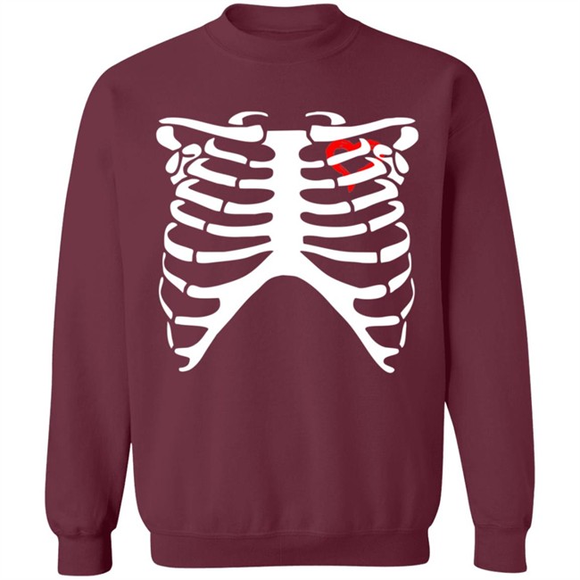 Diy Skeleton Heart Tee Shirt Diy Skeleton Heart Tee Shirt - Image 16