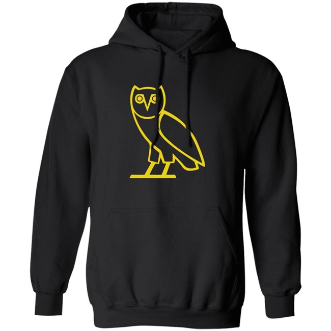 WillieTravis OVO Owl Men's Semi- Circular Soft Hooded Sweatshirt Fashion Clothes