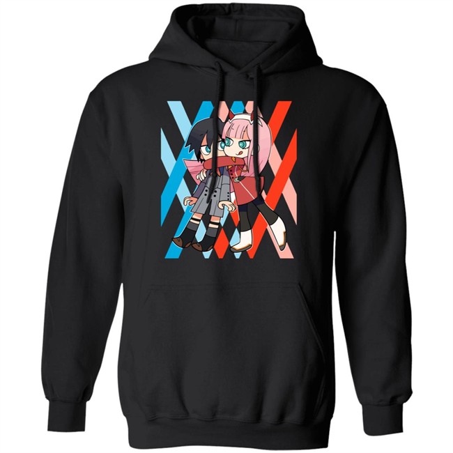 Crunchyroll Darling in the franxx 002 Zero Two ahegao face hoodie