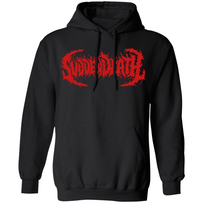 Svdden death merch hooded sweatshirt clothing plus size full color