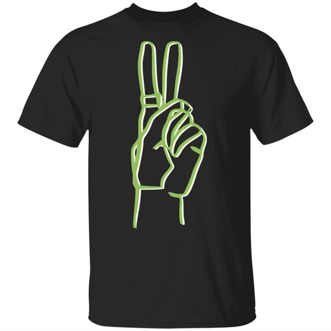 Riley Hubatka Merch Neon Peace Hoodie Riley Hubatka Merch Neon Peace Hoodie