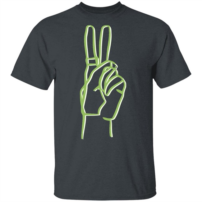 Riley Hubatka Merch Neon Peace Hoodie Riley Hubatka Merch Neon Peace Hoodie - Image 2