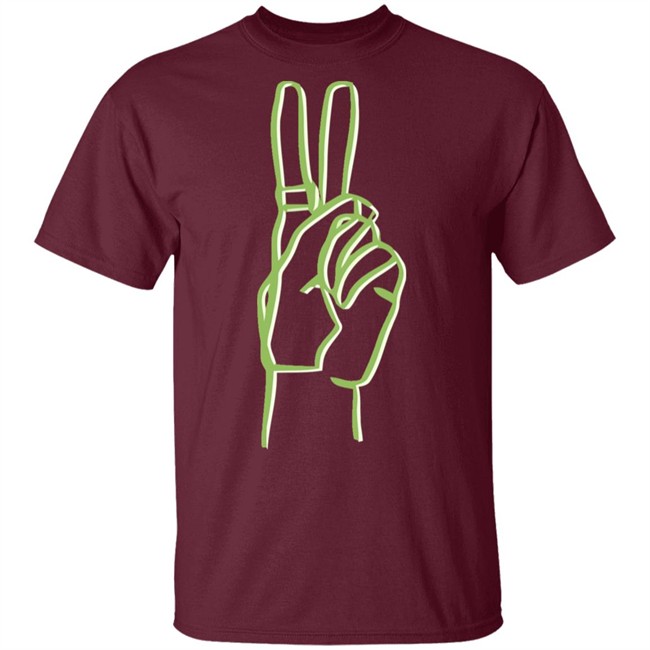 Riley Hubatka Merch Neon Peace Hoodie Riley Hubatka Merch Neon Peace Hoodie - Image 3