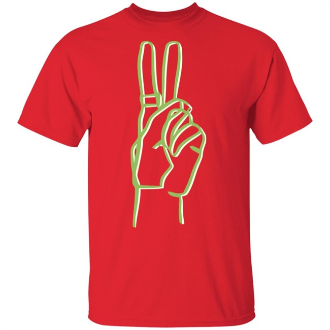 Riley Hubatka Merch Neon Peace Hoodie Riley Hubatka Merch Neon Peace Hoodie - Image 4