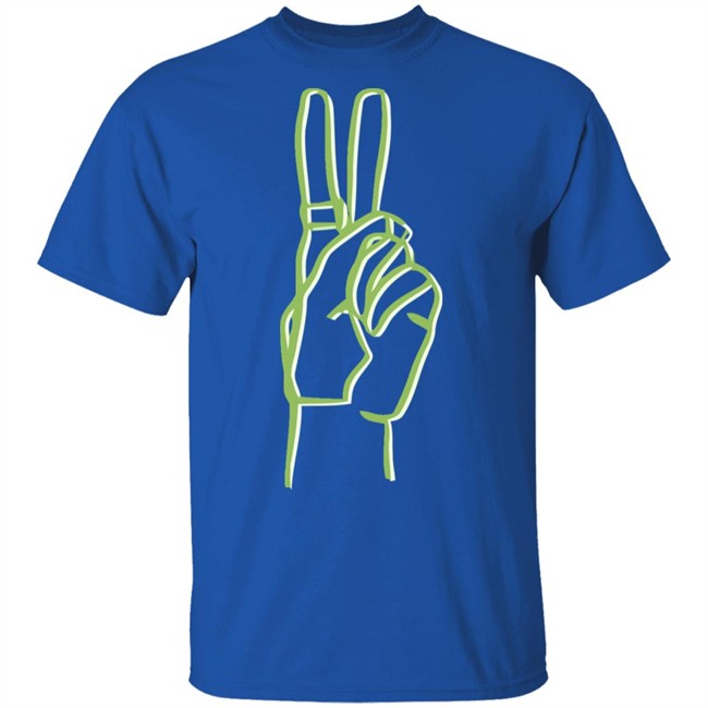 Riley Hubatka Merch Neon Peace Hoodie Riley Hubatka Merch Neon Peace Hoodie - Image 5