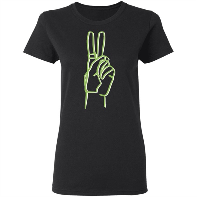 Riley Hubatka Merch Neon Peace Hoodie Riley Hubatka Merch Neon Peace Hoodie - Image 6