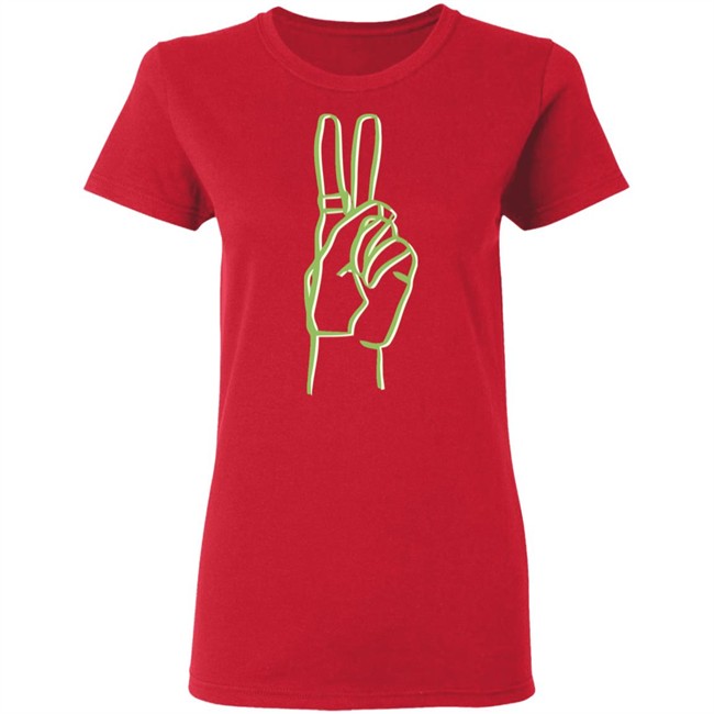 Riley Hubatka Merch Neon Peace Hoodie Riley Hubatka Merch Neon Peace Hoodie - Image 7